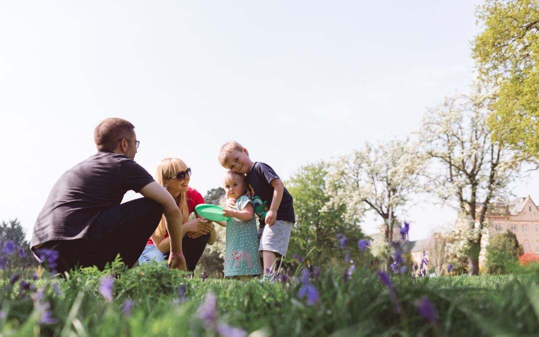 Sunshine family photoshoot in Stotfold